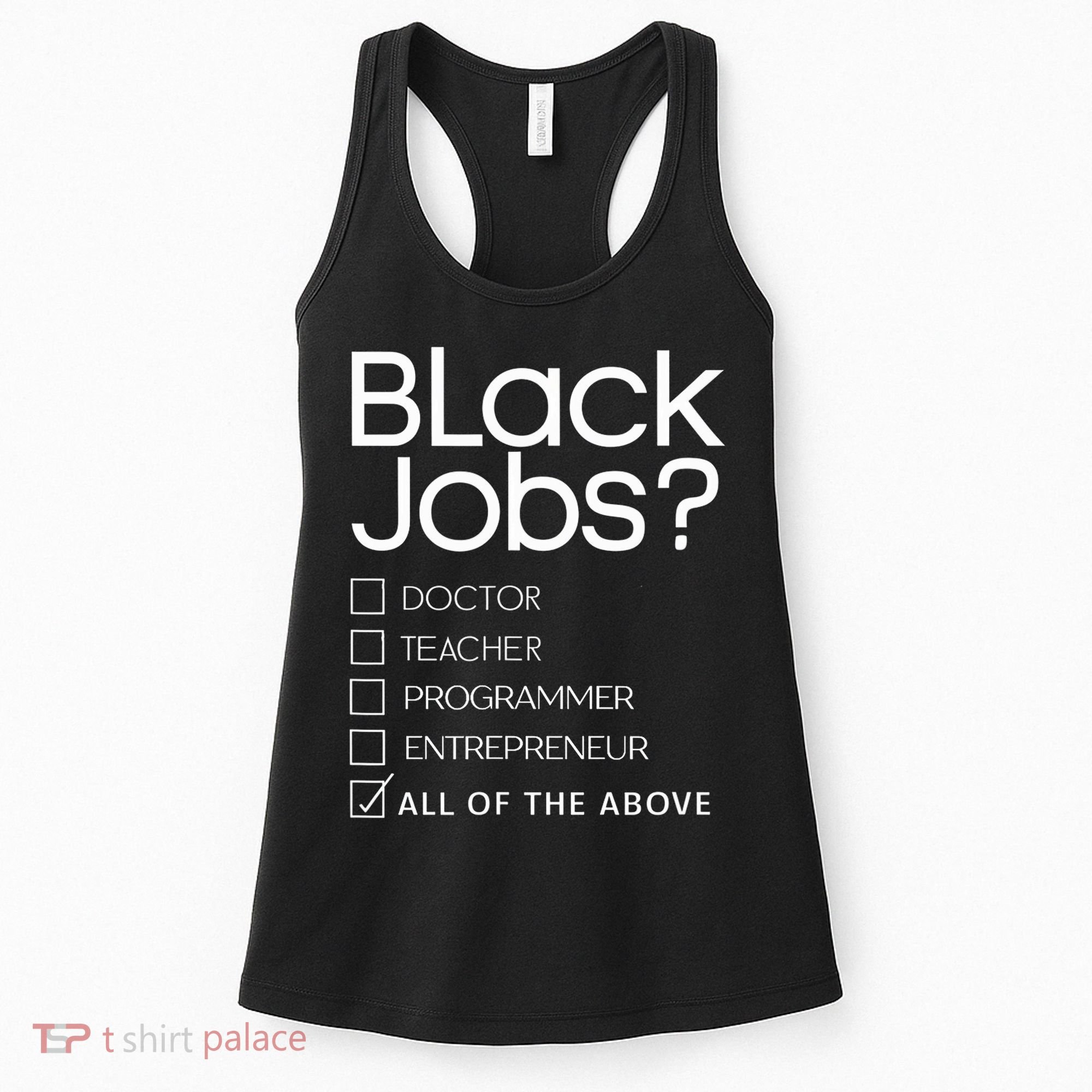 Black Job Definition Black Politics Black Professionals Women's Tank Top