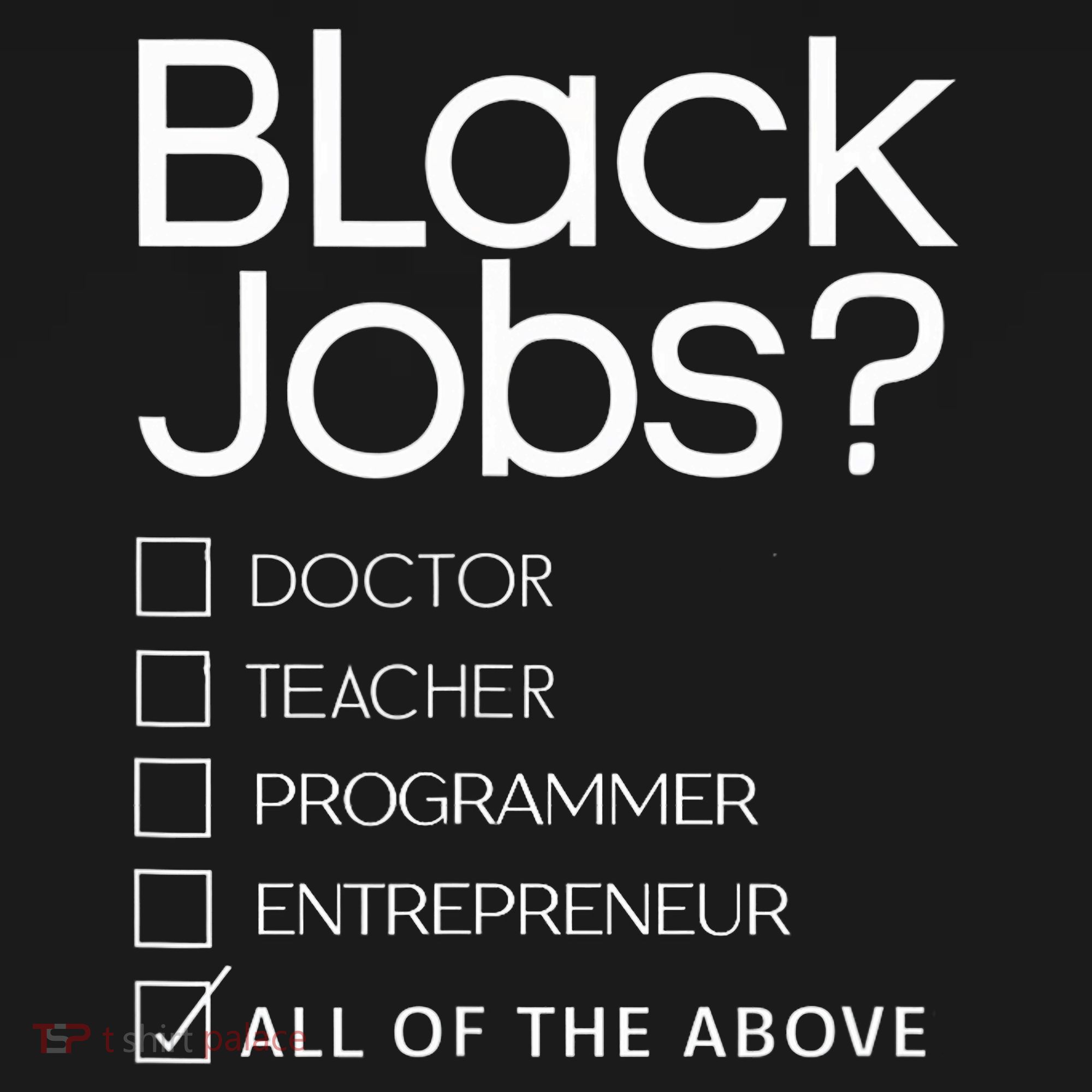 Black Job Definition Black Politics Black Professionals Women's Tank Top