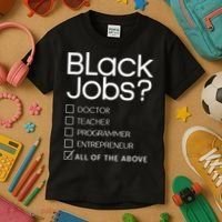 Black Job Definition Black Politics Black Professionals Kids T-Shirt thumb 3