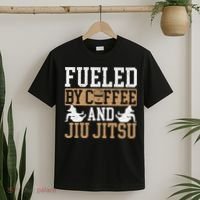 Brazilian Jiu-jitsu Enjoy American Coffee Jiu-jitsu BJJ T-Shirt thumb 2