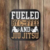 Brazilian Jiu-jitsu Enjoy American Coffee Jiu-jitsu BJJ Coaster thumb 0