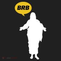 Brb Jesus Easter Sunday Women's Sweatshirt thumb 2