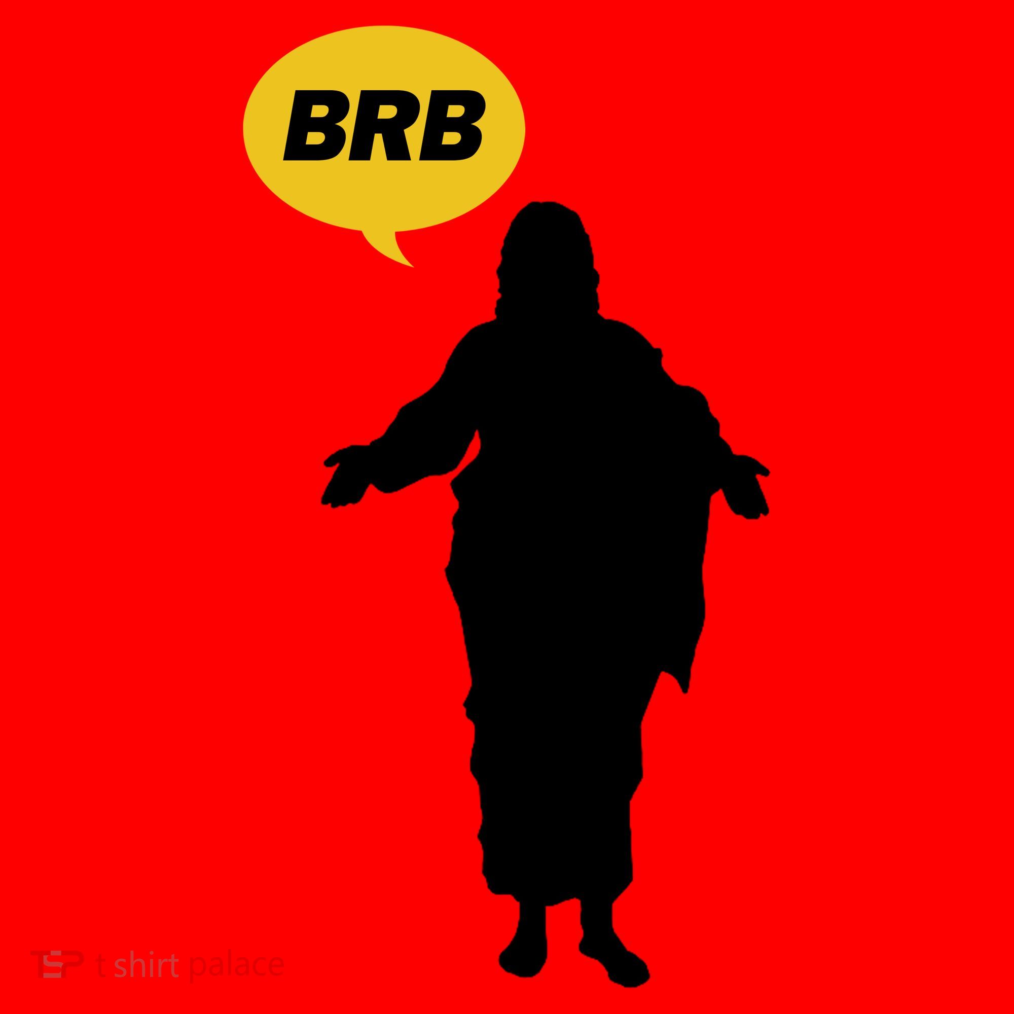 Brb Jesus Easter Sunday Santa Hat