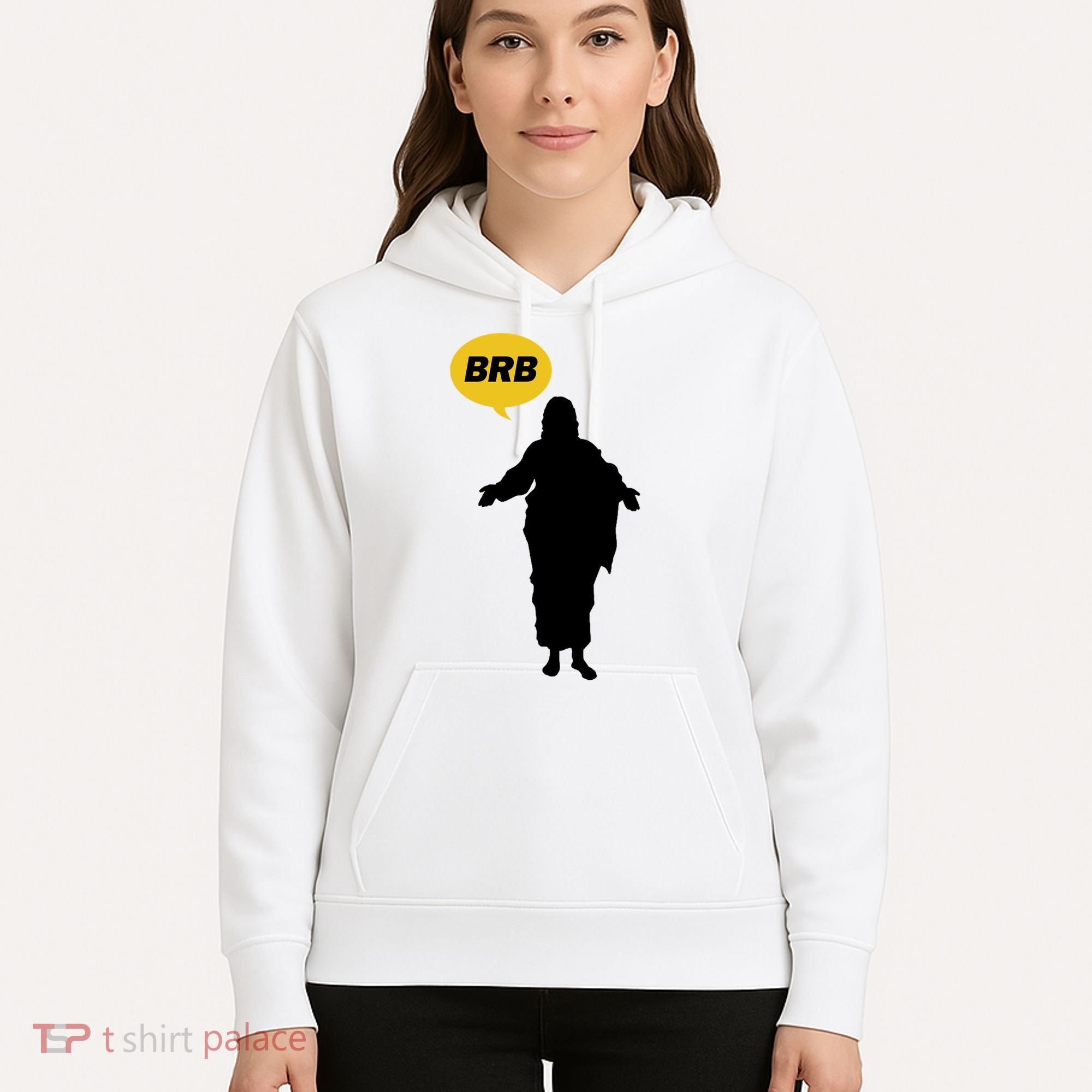 Brb Jesus Easter Sunday Hoodie