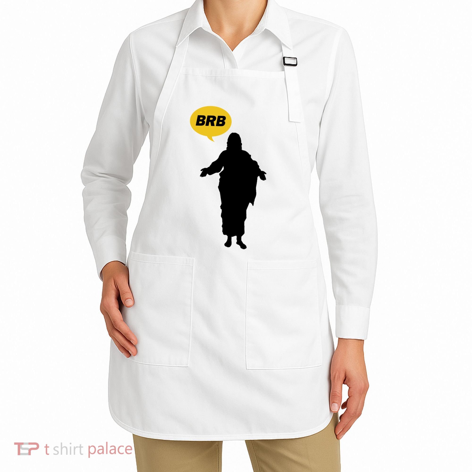 Brb Jesus Easter Sunday Apron