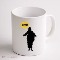 Brb Jesus Easter Sunday Coffee Mug thumb 1