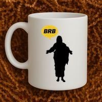 Brb Jesus Easter Sunday Coffee Mug thumb 2