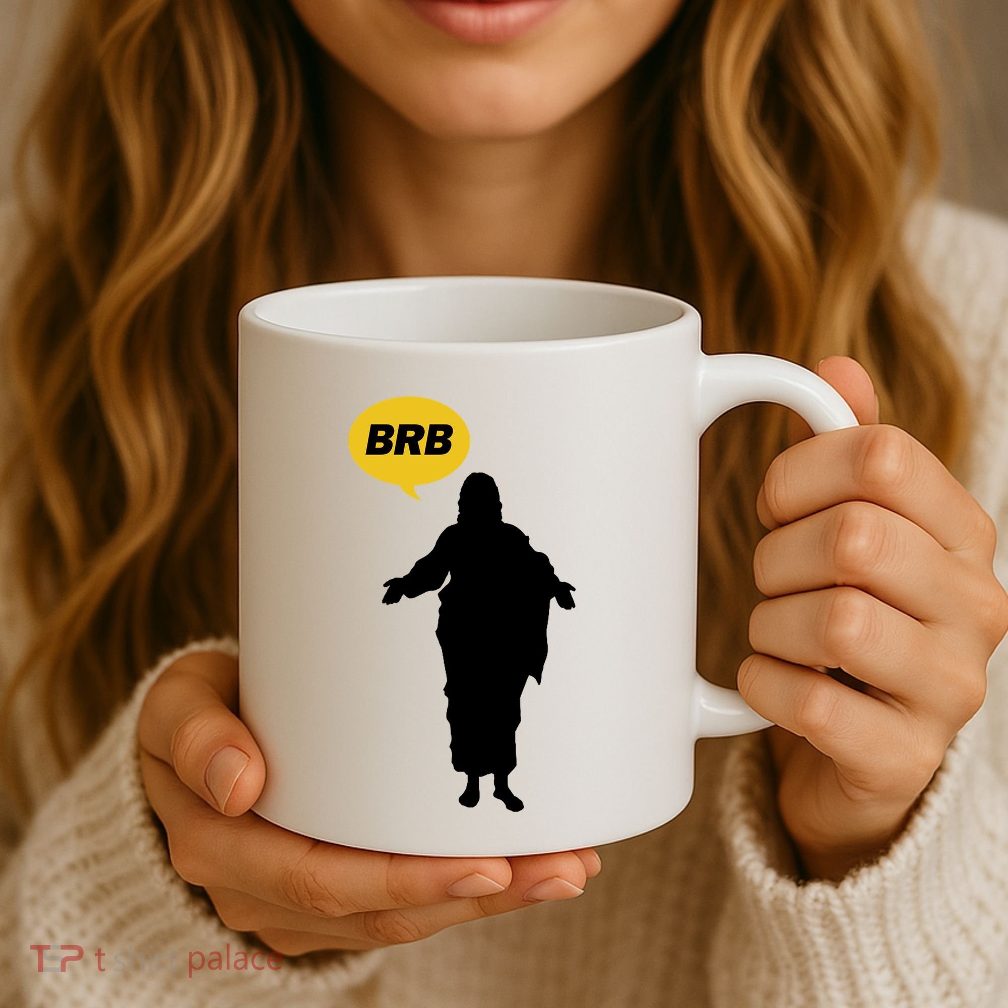Brb Jesus Easter Sunday Coffee Mug