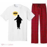 Brb Jesus Easter Sunday Pajama Set thumb 0