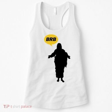 Brb Jesus Easter Sunday Women's Tank Top