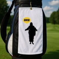 Brb Jesus Easter Sunday Golf Towel thumb 2