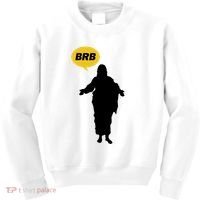 Brb Jesus Easter Sunday Kids Sweatshirt thumb 0