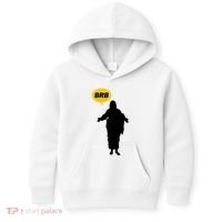 Brb Jesus Easter Sunday Kids Hoodie thumb 0