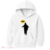 Brb Jesus Easter Sunday Kids Hoodie thumb 0