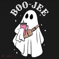 Boo Jee Funny Halloween Shopaholic Ghost Sweatshirt thumb 3
