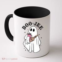 Boo Jee Funny Halloween Shopaholic Ghost Coffee Mug thumb 0