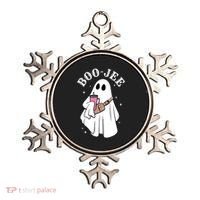 Boo Jee Funny Halloween Shopaholic Ghost Ornament thumb 0