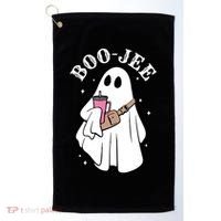 Boo Jee Funny Halloween Shopaholic Ghost Golf Towel thumb 0