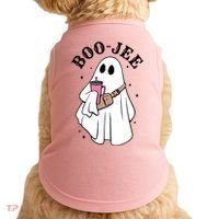 Boo Jee Funny Halloween Shopaholic Ghost Doggie Tank thumb 0
