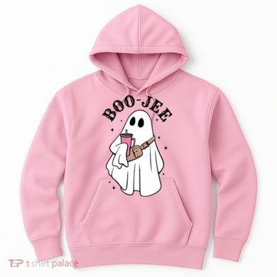 Boo Jee Funny Halloween Shopaholic Ghost Hoodie
