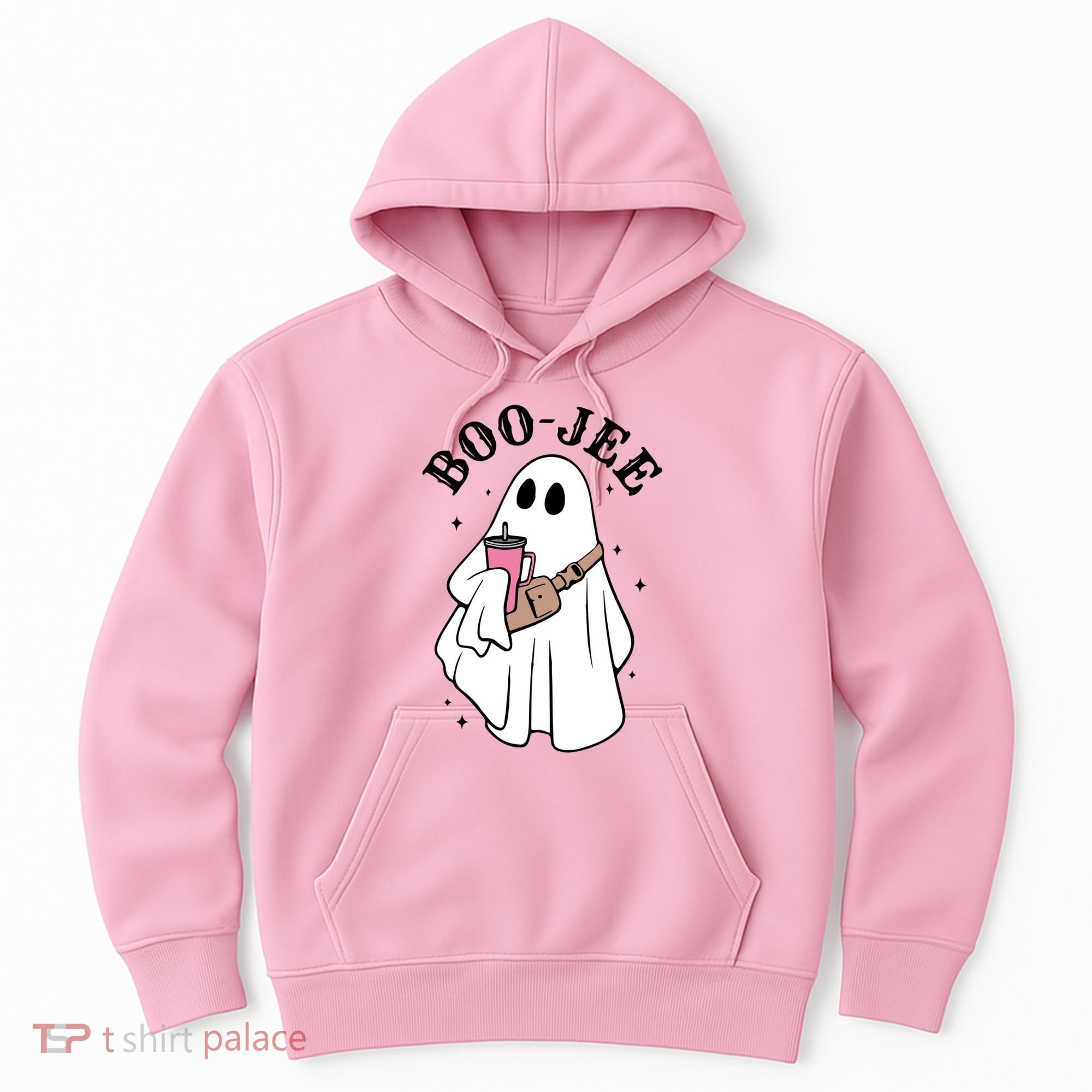 Boo Jee Funny Halloween Shopaholic Ghost Hoodie