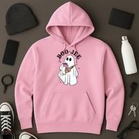 Boo Jee Funny Halloween Shopaholic Ghost Hoodie thumb 3