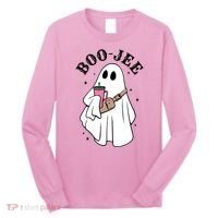 Boo Jee Funny Halloween Shopaholic Ghost Long Sleeve Shirt thumb 0