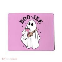 Boo Jee Funny Halloween Shopaholic Ghost Mousepad thumb 0