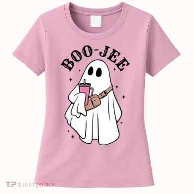 Boo Jee Funny Halloween Shopaholic Ghost Women's T-Shirt