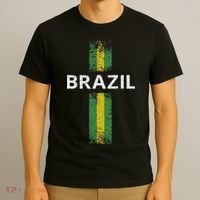 Brazil Jersey Football Brazilian Brazil National Pride T-Shirt thumb 3