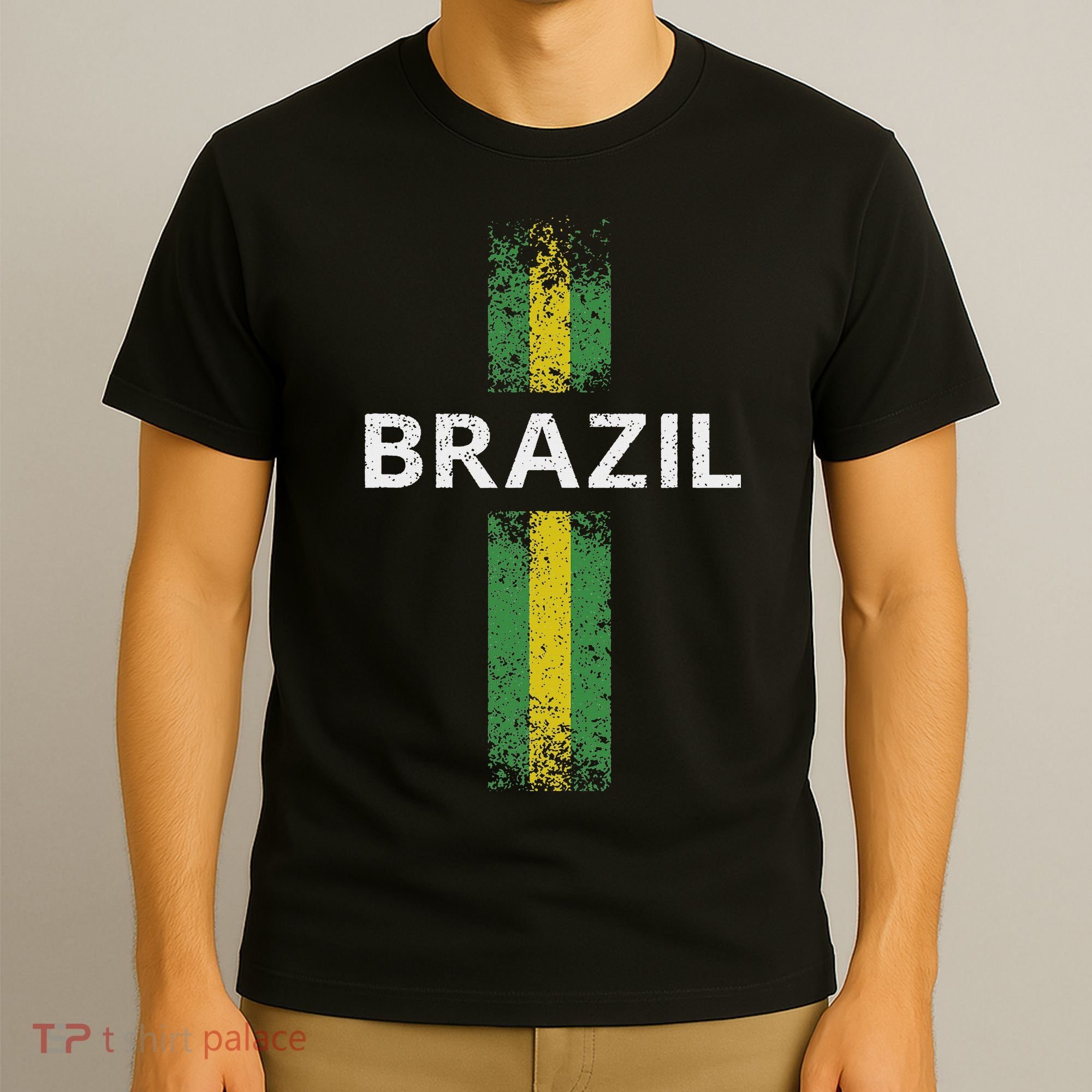 Brazil Jersey Football Brazilian Brazil National Pride T-Shirt