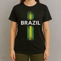 Brazil Jersey Football Brazilian Brazil National Pride T-Shirt thumb 4