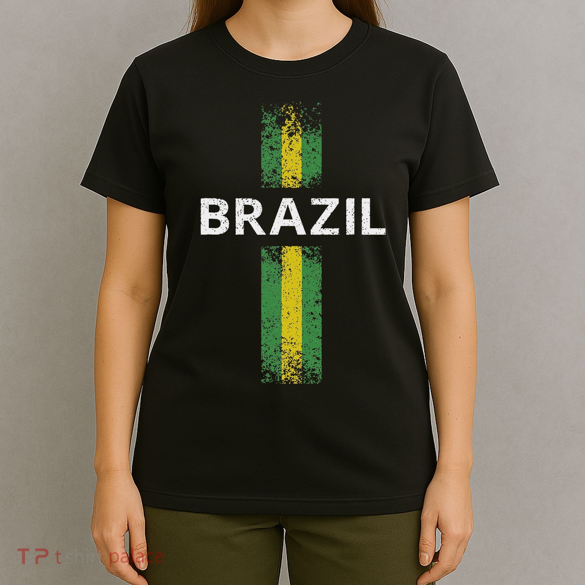 Brazil Jersey Football Brazilian Brazil National Pride T-Shirt