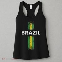 Brazil Jersey Football Brazilian Brazil National Pride Women's Tank Top thumb 3