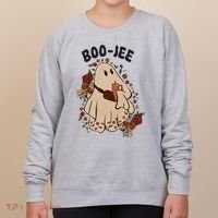 Boo Jee Fall Halloween Ghost Funny Women's Sweatshirt thumb 0
