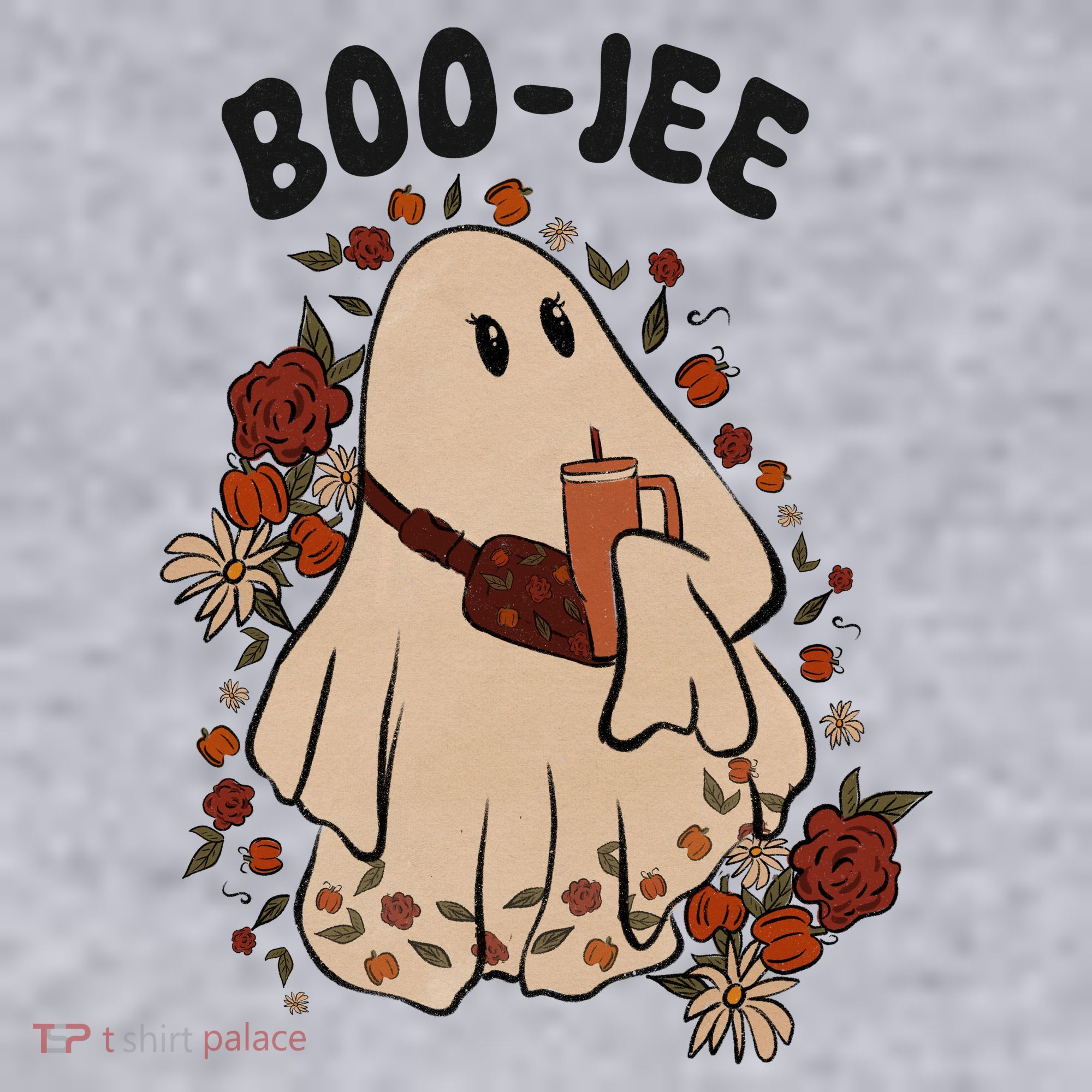 Boo Jee Fall Halloween Ghost Funny Women's Sweatshirt