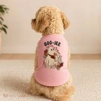Boo Jee Fall Halloween Ghost Funny Doggie Tank thumb 2