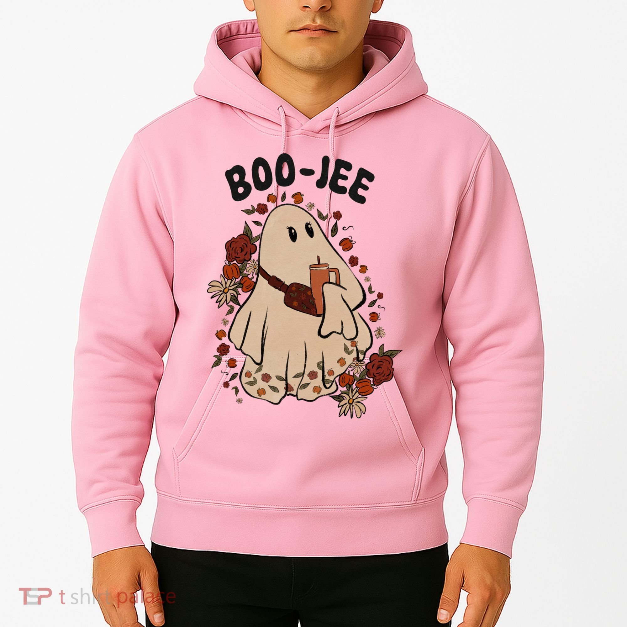 Boo Jee Fall Halloween Ghost Funny Hoodie