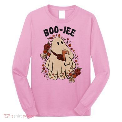 Boo Jee Fall Halloween Ghost Funny Long Sleeve Shirt