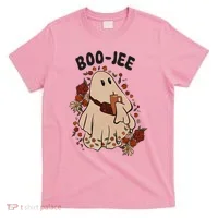 Boo Jee Fall Halloween Ghost Funny T-Shirt thumb 0
