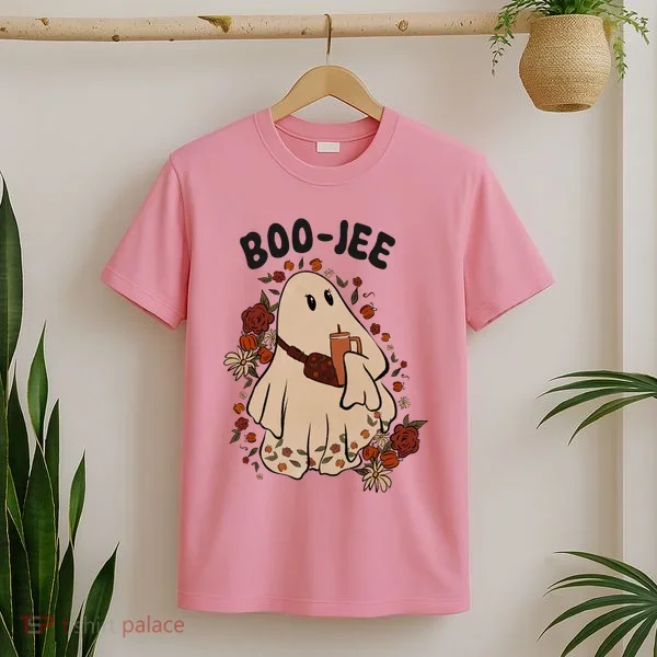 Boo Jee Fall Halloween Ghost Funny T-Shirt