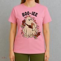 Boo Jee Fall Halloween Ghost Funny T-Shirt thumb 4