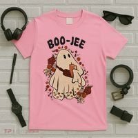 Boo Jee Fall Halloween Ghost Funny T-Shirt thumb 5