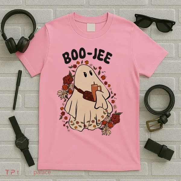 Boo Jee Fall Halloween Ghost Funny T-Shirt