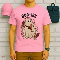 Boo Jee Fall Halloween Ghost Funny T-Shirt thumb 6