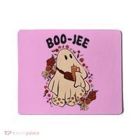 Boo Jee Fall Halloween Ghost Funny Mousepad thumb 0