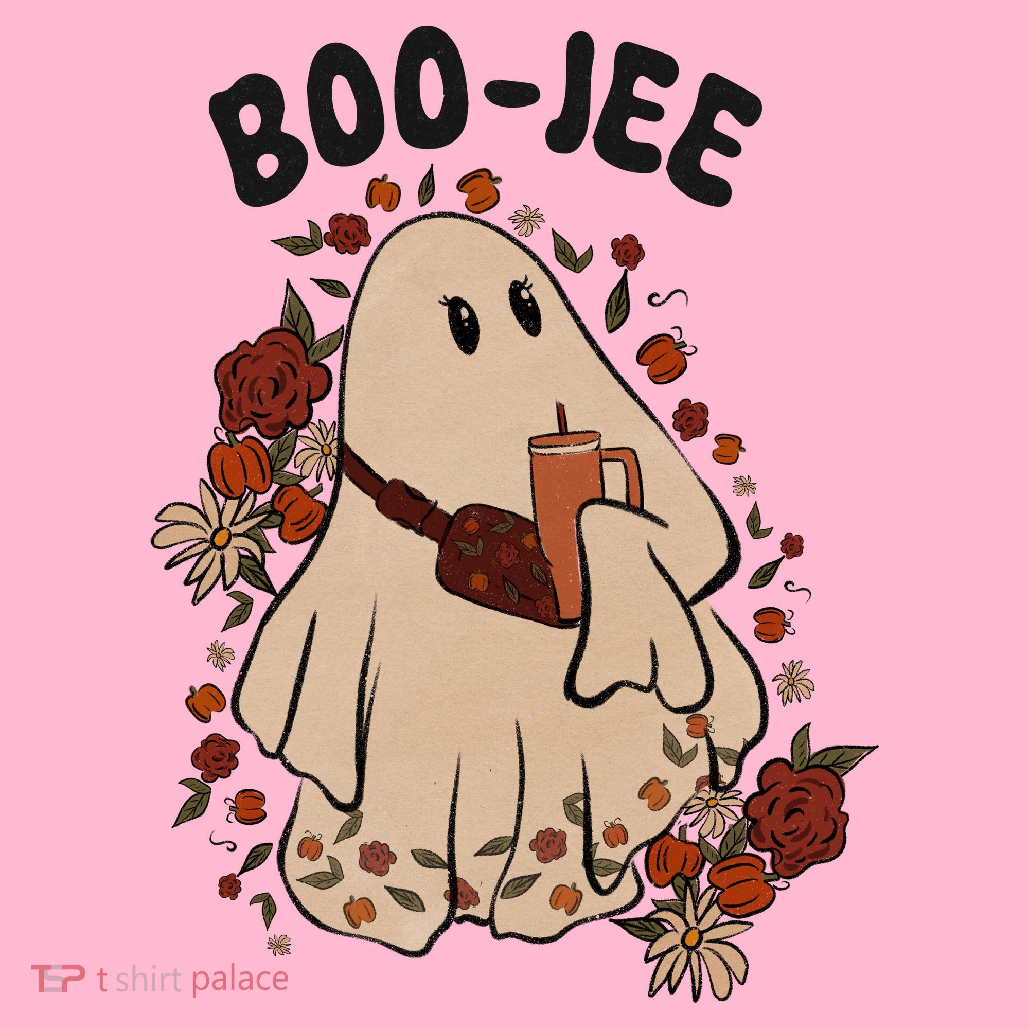 Boo Jee Fall Halloween Ghost Funny Mousepad