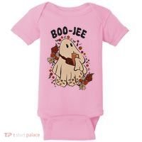 Boo Jee Fall Halloween Ghost Funny Baby Bodysuit thumb 0