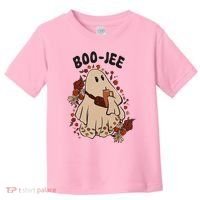 Boo Jee Fall Halloween Ghost Funny Toddler T-Shirt thumb 0