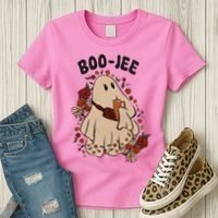 Boo Jee Fall Halloween Ghost Funny Women's T-Shirt thumb 3